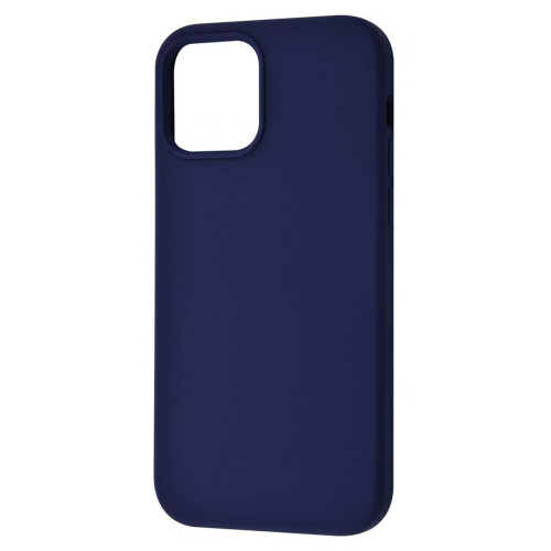 Чохол-накладка (силіконовий) Apple iPhone 12/12 Pro TOTU Silicone Full Protect Blue