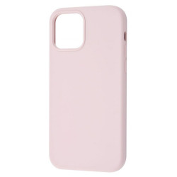 Чохол-накладка (силіконовий) Apple iPhone 12/12 Pro TOTU Silicone Full Protect Pink