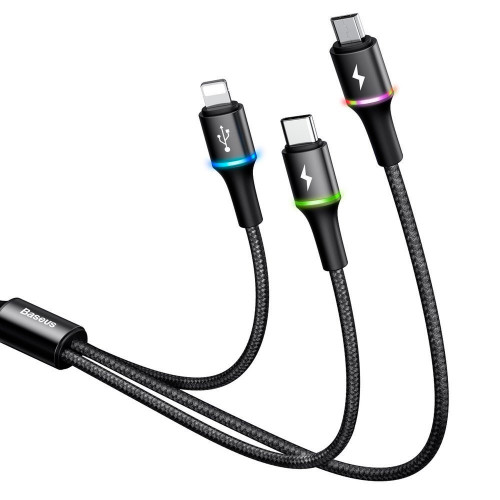 Baseus Halo Data 3-in-1 Cable 3.5A 1.2m (CAMLT-HA01)