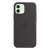 Чохол-накладка (силіконовий) Apple iPhone 12/12 Pro Silicone Case with MagSafe Black (MHL73)
