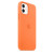 Чохол-накладка (силіконовий) Apple iPhone 12/12 Pro Silicone Case with MagSafe Kumquat (MHKY3)