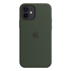 Чохол-накладка (силіконовий) Apple iPhone 12/12 Pro Silicone Case with MagSafe Cyprus Green (MHL33)