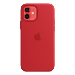 Чохол-накладка (силіконовий) Apple iPhone 12/12 Pro Silicone Case with MagSafe (PRODUCT)RED (MHL63)