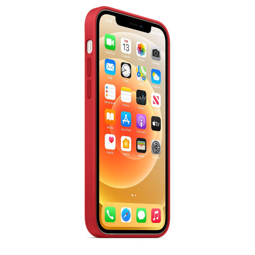 Чохол-накладка (силіконовий) Apple iPhone 12/12 Pro Silicone Case with MagSafe (PRODUCT)RED (MHL63)