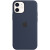 Чохол-накладка (силіконовий) Apple iPhone 12 mini Silicone Case with MagSafe Deep Navy (MHKU3)