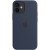 Чохол-накладка (силіконовий) Apple iPhone 12 mini Silicone Case with MagSafe Deep Navy (MHKU3)