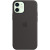 Чохол-накладка (силіконовий) Apple iPhone 12 mini Silicone Case with MagSafe Black (MHKX3)