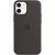 Чохол-накладка (силіконовий) Apple iPhone 12 mini Silicone Case with MagSafe Black (MHKX3)