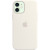 Чохол-накладка (силіконовий) Apple iPhone 12 mini Silicone Case with MagSafe White (MHKV3)