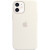 Чохол-накладка (силіконовий) Apple iPhone 12 mini Silicone Case with MagSafe White (MHKV3)