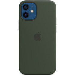 Чохол-накладка (силіконовий) Apple iPhone 12 mini Silicone Case with MagSafe Cyprus Green (MHKR3)