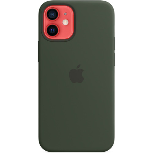Чехол-накладка (силиконовый) Apple iPhone 12 mini Silicone Case with MagSafe Cyprus Green (MHKR3)
