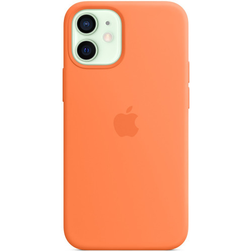 Чехол-накладка (силиконовый) Apple iPhone 12 mini Silicone Case with MagSafe Kumquat (MHKN3)