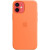 Чехол-накладка (силиконовый) Apple iPhone 12 mini Silicone Case with MagSafe Kumquat (MHKN3)