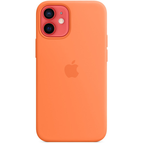 Чехол-накладка (силиконовый) Apple iPhone 12 mini Silicone Case with MagSafe Kumquat (MHKN3)