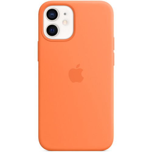 Чехол-накладка (силиконовый) Apple iPhone 12 mini Silicone Case with MagSafe Kumquat (MHKN3)