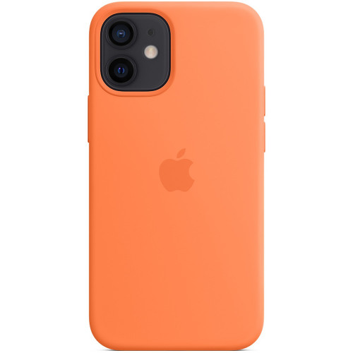 Чехол-накладка (силиконовый) Apple iPhone 12 mini Silicone Case with MagSafe Kumquat (MHKN3)