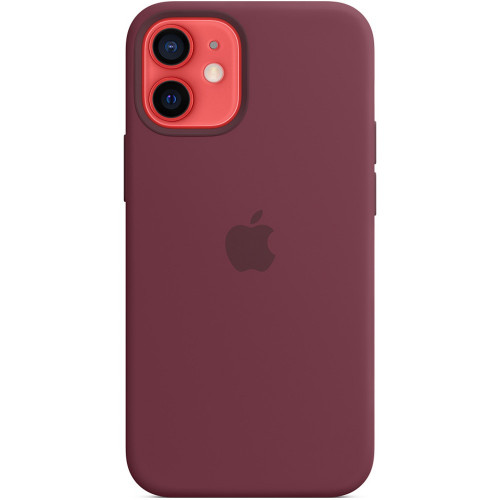 Чехол-накладка (силиконовый) Apple iPhone 12 mini Silicone Case with MagSafe Plum (MHKQ3)
