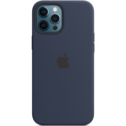 Чохол-накладка (силіконовий) Apple iPhone 12 Pro Max Silicone Case with MagSafe Deep Navy (MHLD3)