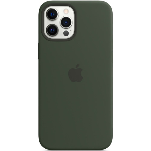 Чехол-накладка (силиконовый) Apple iPhone 12 Pro Max Silicone Case with MagSafe Cyprus Green (MHLC3)
