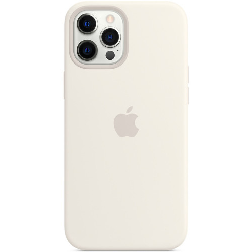 Чехол-накладка (силиконовый) Apple iPhone 12 Pro Max Silicone Case with MagSafe White (MHLE3)