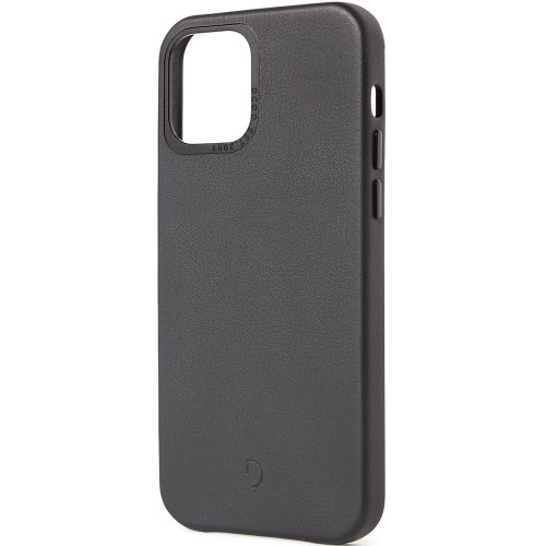 Чехол-накладка (кожаный) Apple iPhone 12/12 Pro Decoded Leather Cover Back (D20IPO61BC2BK)