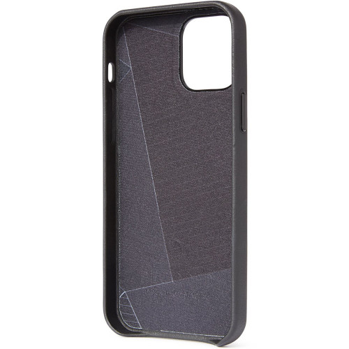 Чехол-накладка (кожаный) Apple iPhone 12/12 Pro Decoded Leather Cover Back (D20IPO61BC2BK)