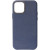 Чехол-накладка (кожаный) Apple iPhone 12/12 Pro Decoded Leather Cover Navy (D20IPO61BC2NY)