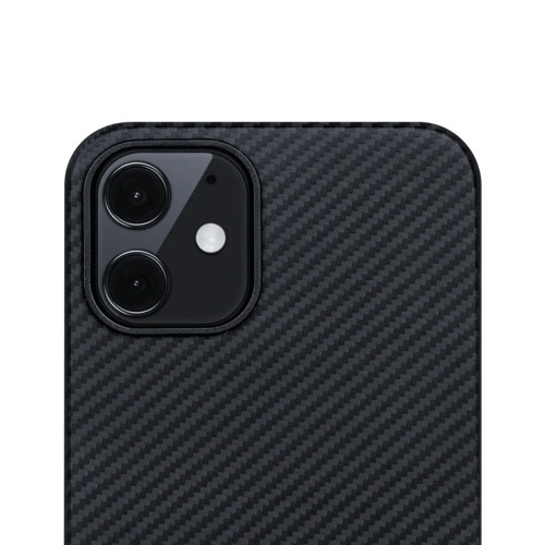 Чехол-накладка (карбоновый) Apple iPhone 12 Pitaka Air Case Black/Grey (KI1201MA)