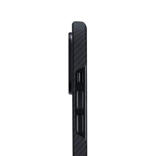 Чохол-накладка (карбоновий) Apple iPhone 12 Pro Max Pitaka Air Case Black/Grey (KI1201PMA)