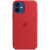 Чехол-накладка (силиконовый) для iPhone 12 mini Silicone Case with MagSafe High Copy RED