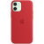 Чехол-накладка (силиконовый) для iPhone 12 mini Silicone Case with MagSafe High Copy RED