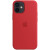 Чехол-накладка (силиконовый) для iPhone 12 mini Silicone Case with MagSafe High Copy RED