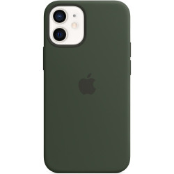 Чохол-накладка (силіконовий) для iPhone 12 mini Silicone Case with MagSafe High Copy Cyprus Green