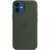 Чохол-накладка (силіконовий) для iPhone 12 mini Silicone Case with MagSafe High Copy Cyprus Green