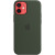 Чохол-накладка (силіконовий) для iPhone 12 mini Silicone Case with MagSafe High Copy Cyprus Green