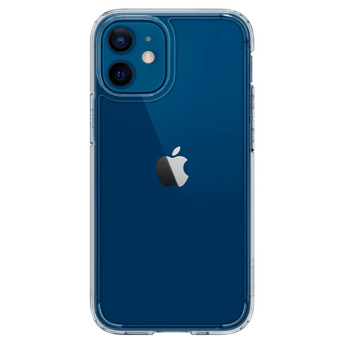 Чехол-накладка (силиконовый) Apple iPhone 12 mini Spigen Ultra Hybrid Crystal Clear (ACS01745)