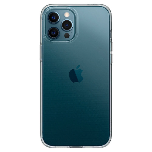 Чехол-накладка (силиконовый) Apple iPhone 12/12 Pro Spigen Liquid Crystal Clear (ACS01697)