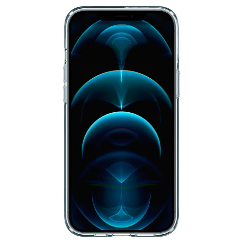 Чехол-накладка (силиконовый) Apple iPhone 12/12 Pro Spigen Liquid Crystal Clear (ACS01697)