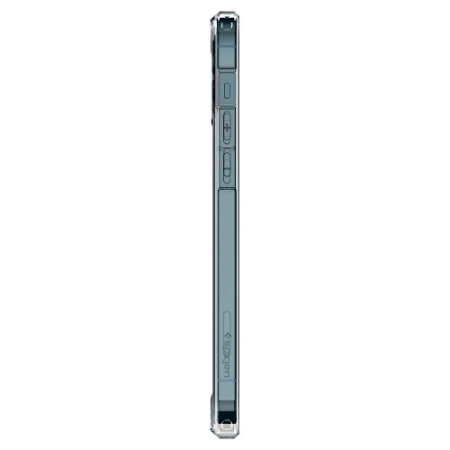 Чехол-накладка (силиконовый) Apple iPhone 12/12 Pro Spigen Ultra Hybrid Crystal Clear (ACS01702)