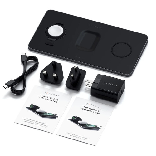 Satechi Trio Wireless Charging Pad Space Grey (ST-X3TWCPM)