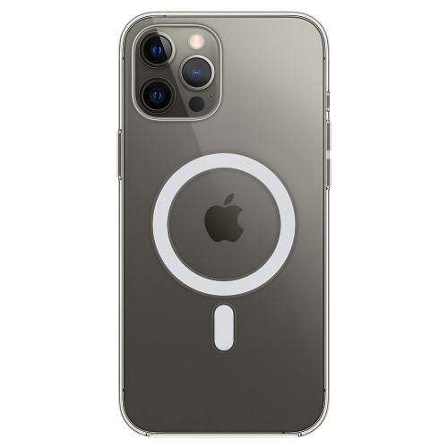 Чехол-накладка (силиконовый) Apple iPhone 12 Pro Max Clear Case with MagSafe (MHLN3)