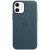 Чохол-накладка (шкіряний) Apple iPhone 12/12 Pro Leather Case with MagSafe Baltic Blue (MHKE3)