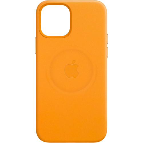 Чохол-накладка (шкіряний) Apple iPhone 12 Pro Max Leather Case with MagSafe California Poppy (MHKH3)