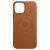 Чехол-накладка (кожаный) Apple iPhone 12 mini Leather Case with MagSafe Saddle Brown (MHK93)