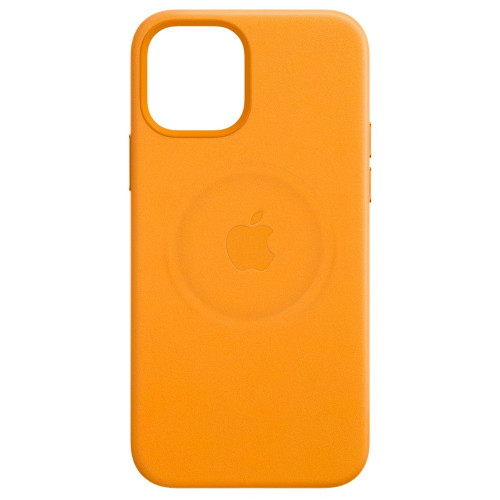Чохол-накладка (шкіряний) Apple iPhone 12 mini Leather Case with MagSafe California Poppy (MHK63)