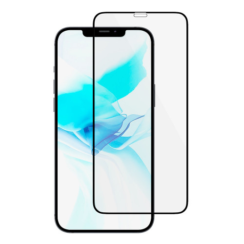 Защитное стекло Apple iPhone 12/12 Pro Doberman Silk Printing Full Screen HD 0.26mm Black