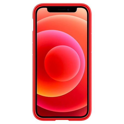 Чехол-накладка (силиконовый) Apple iPhone 12 mini Spigen Ultra Hybrid Red (ACS01747)