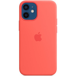 Чехол-накладка (силиконовый) для iPhone 12 mini Silicone Case with MagSafe High Copy Pink Citrus