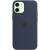 Чехол-накладка (силиконовый) для iPhone 12 mini Silicone Case with MagSafe High Copy Deep Navy